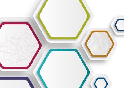 The Australian Public Service Commission logo featuring a range of coloured hexagons