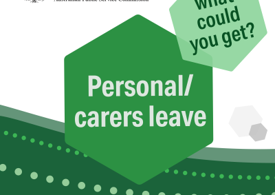 APS Bargaining. Personal/carers leave, what could you get?