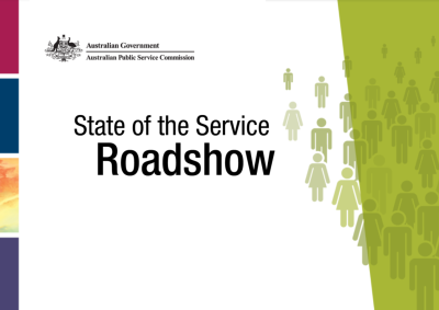 Australian Government crest, State of the Service Roadshow