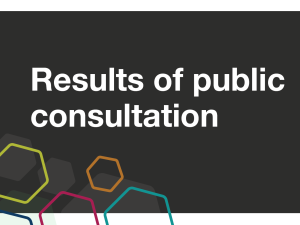 Results of public consultation