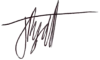 The signature of John Ryall